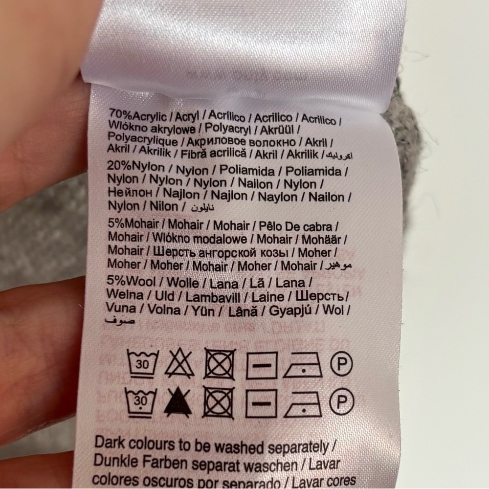 ONLY Grey Tunic Sweater size Large - Picture 11 of 11
